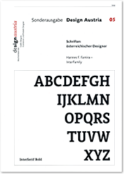 Schriften österreichischer Designer