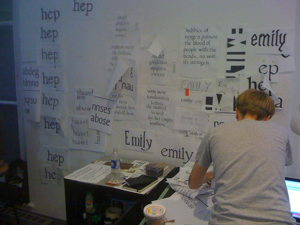 The 2012 Type@Cooper Condensed Program, Plantin's Polyglot Bible
