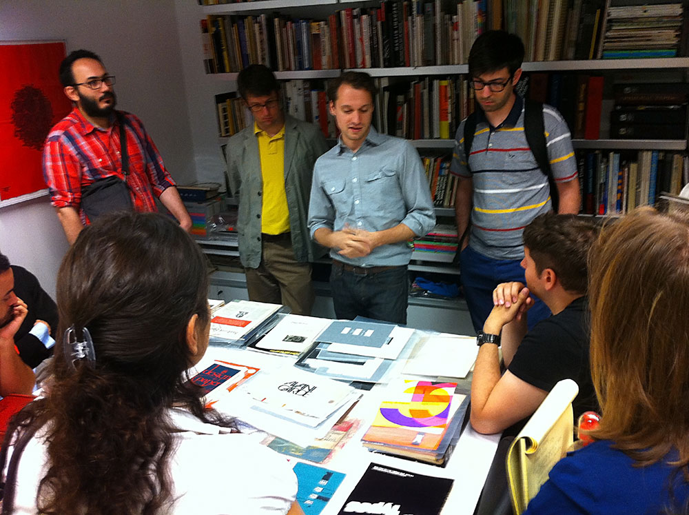 The 2012 Type@Cooper Condensed Program, Sasha Tochilovsky presenting at the Lubalin Center