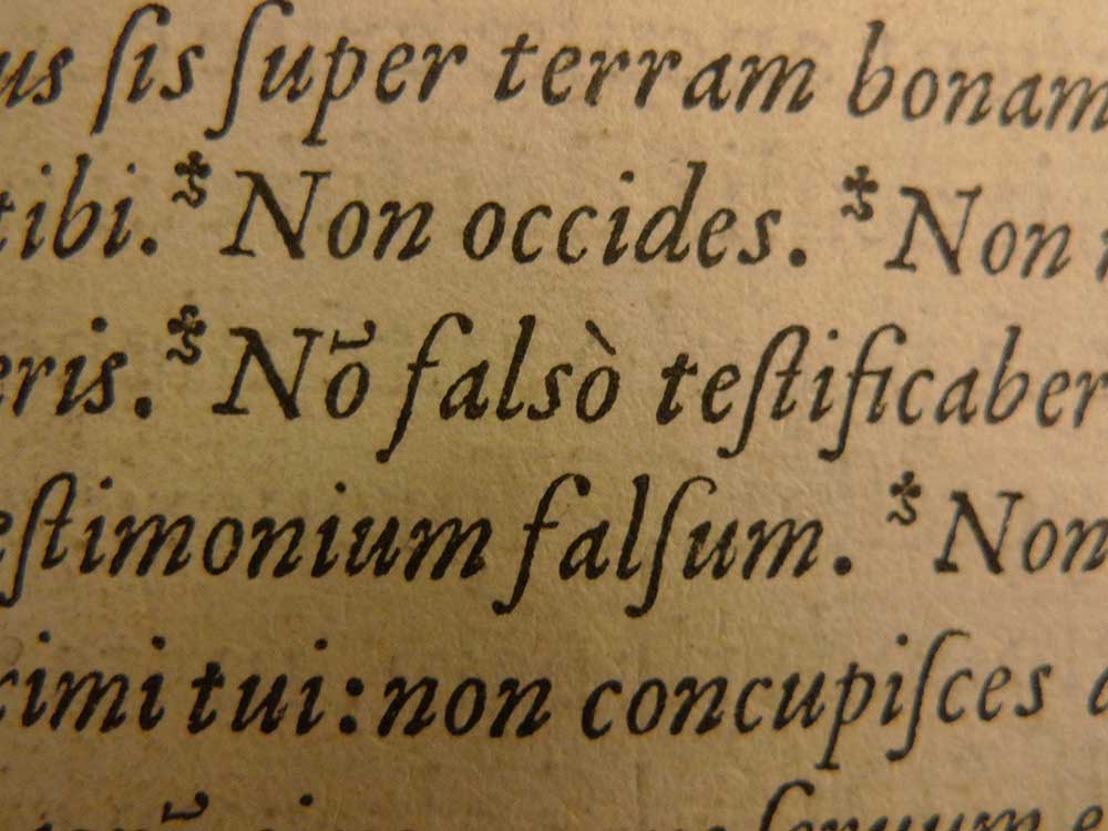 The 2012 Type@Cooper Condensed Program, Plantin's Polyglot Bible