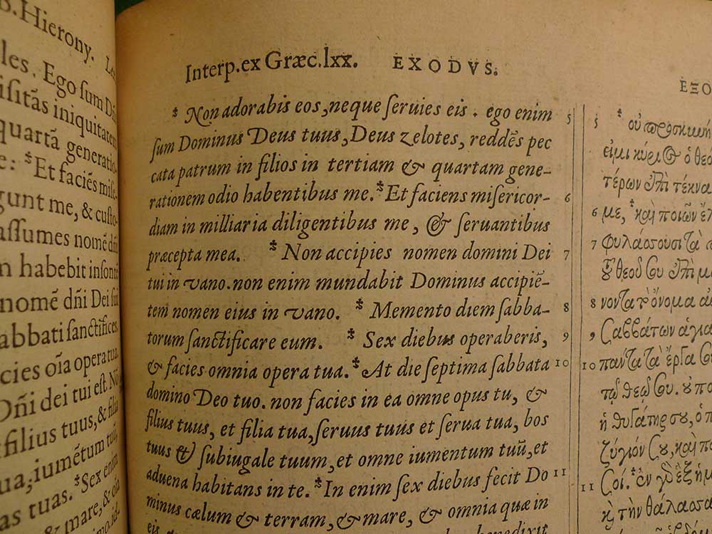 The 2012 Type@Cooper Condensed Program, Plantin's Polyglot Bible