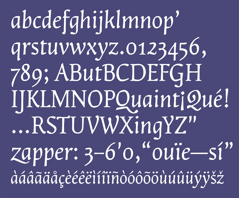 The 2012 Type@Cooper Condensed Program, final presentation, Lara