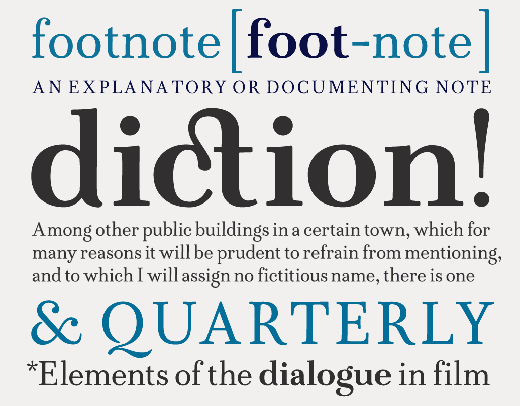 The 2012 Type@Cooper Condensed Program, final presentation, Maggie